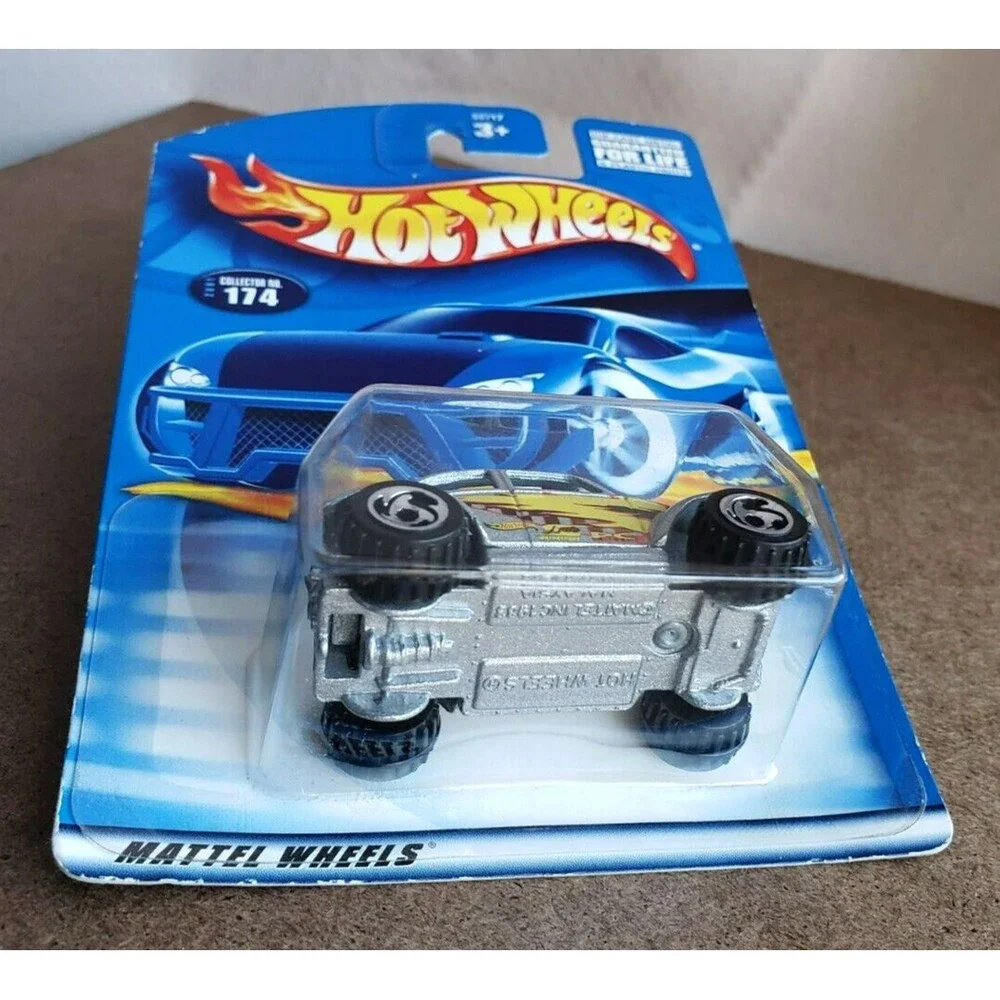 2001 Hot Wheels BAJA BUG Metallic Silver Mainline Collector 174 1:64 OR Sawblade